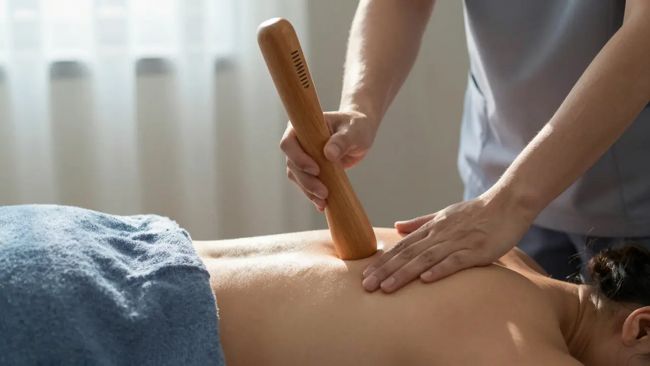 Masážní pomůcky šetřící prsty maséra: Tyče, kameny a nástavce pro dlouhodobou práci bez bolesti