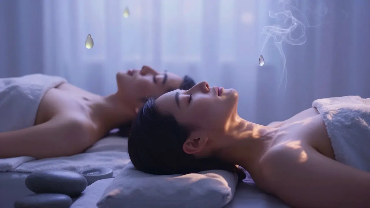 Konceptuální obraz relaxace a spojení