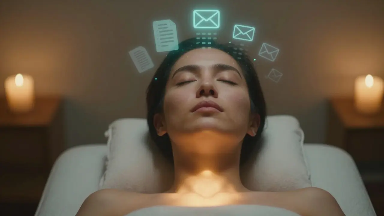 Jak zklidnit mysl před tantrickou masáží: Krátká praxe pro hluboký relax